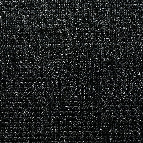 Shatex 90% Shade Fabric Sun Shade Cloth Taped Edge with Grommets Sun-Block Mesh Shade for Pergola Cover Canopy 8’ x 12’, Black