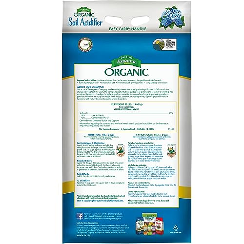 Espoma UL30 Organic Soil Acidifier Fertilizer, 30 lb,Multicolor