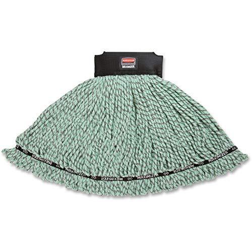 Rubbermaid Commercial, RCP1924814CT, Maximizer Large Wet Mop, 6 / Carton, Green