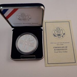 2004 Lewis & Clark Bicentennial Proof Silver Dollar $1 Mint State US Mint
