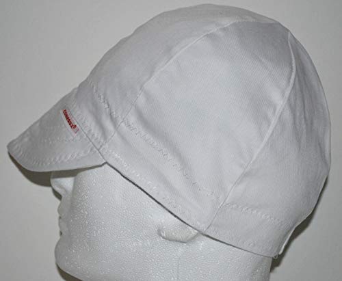 Comeaux Caps Reversible Welding Cap Solid White 7 5/8 (3)