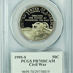 1995 Modern Commemorative Civil War (Freedom Label) Half Dollar PR-70 PCGS DCAM