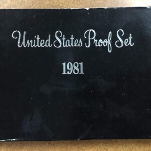 1981 S US Proof Set Original Government Packaging