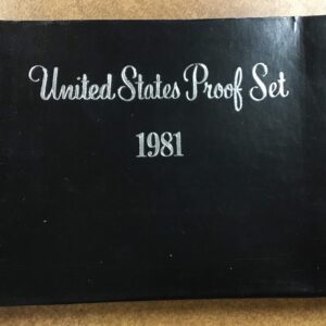 1981 S US Proof Set Original Government Packaging