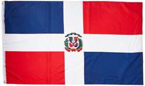 quality standard flags dominicanrep23 dominican republic 2x3ft flag, 2 by 3'