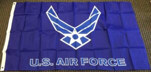 gossenif quality standard flags us air force wings flag, 3 by 5', blue