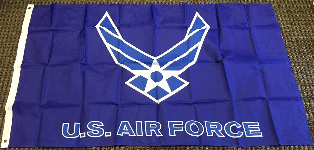 GOSSENIF Quality Standard Flags US Air Force Wings Flag, 3 by 5', Blue