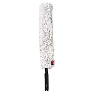 rubbermaid commercial hygen rcp q852 whi rcpq852whi hygen quick-connect flexible dusting wand, 28 3/8" handle