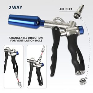 FIRSTINFO A18569US Two-Way Air Blow Gun with Adjustable Air Flow and Higher Flow Nozzle