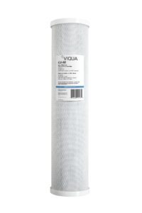 viqua c2-02 whole house 20 x 4.5 inch 10 micron coconut carbon water filter for viqua ihs12-d4, ihs22-d4, and ihs22-e4 systems