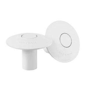 covers for pool anchor sockets (set of 2 units). (white)