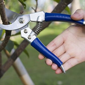 Coolife Professional Garden Bypass Pruning Shears, Heavy Duty Sharp Hand Pruner for Trees, Hedges, Bonsai, Shrubs and Roses