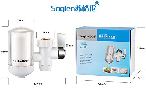 Soglen SG-LT-RF200 Tap water purifier household water purifier 5 filtering ceramic diatom smart fashion 1 year warranty