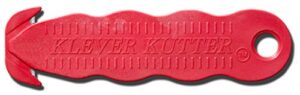 klever kutter box safety cutter, red, 100 piece