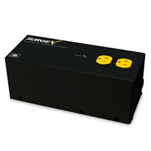 surgex sa-20 standalone surge eliminator - 120 volt, 20 amp - advanced series mode surge protector and emi/rfi noise filter