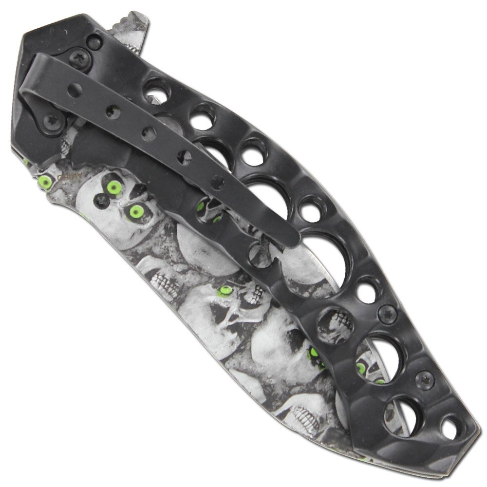 Ossuary Guardian Skull Manual Pocket Knife