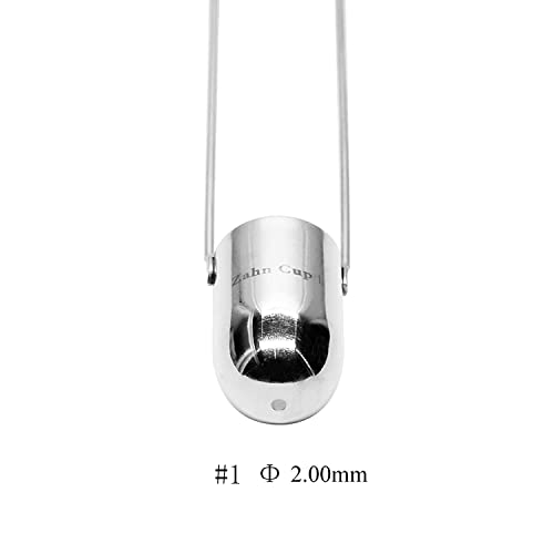 BAOSHISHAN NO.1 Zahn Cup Viscosity Cup #1 Dip Type 44ml Stainless Steel Viscometer Flow Cup for Paint Finishes Oil Dye Sauce Honey