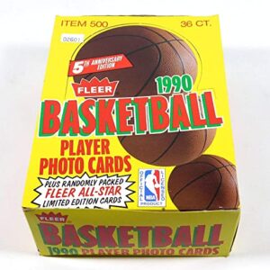 1990/91 Fleer NBA Basketball box (36 pk)