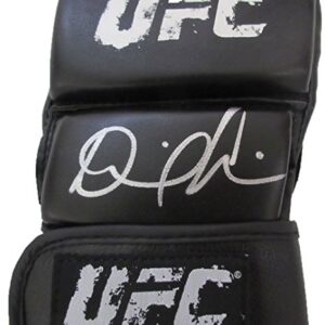 Daniel Cormier Autographed UFC Distress Fight Glove W/PROOF, Picture of Daniel Signing For Us, Ultimate Fighting Championship, Sherdog, UFC Heavyweight, Strikeforce, Oklahoma State Cowboys