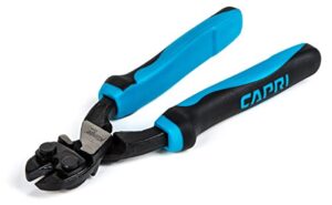 capri tools cp40209 40209 klinge mini bolt cutter, 8", blue/black