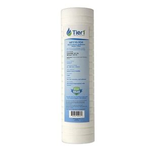 tier1 5 micron 10 inch x 2.5 inch | whole house sediment water filter replacement cartridge | compatible with ap110, ap-110, w5p, cfs110, whcf-dwhv, whcf-gd05, home water filter
