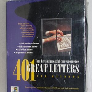 401 Great Letters for Windows Software