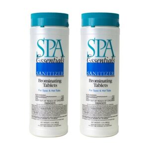 spa essentials 32305000-02 tabs hot tub bromine, 2-pack