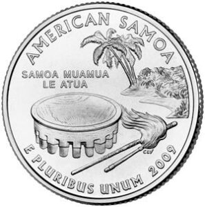 2009 d american samoa state quarter uncirculated