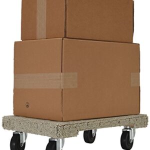 Vestil HDOSC-1624-12 Carpeted Hardwood Dolly, 1200 lb. Capacity, 16" x 24"