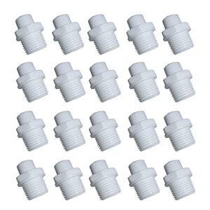 malida 1/2" thread male to 1/4" push fit tube quick connect for ro reverse osmosis (20)