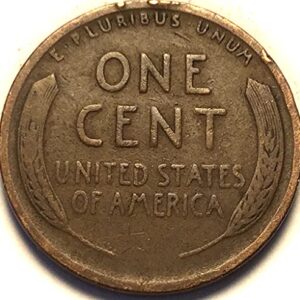 1920 P Lincoln Wheat Cent Penny Seller Very Good