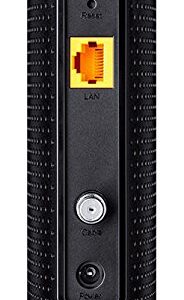 TP-Link TC-7610 DOCSIS 3.0 (8x4) Cable Modem. Max Download Speeds Up to 343Mbps. Certified for Comcast XFINITY, Spectrum, Cox, and more. Separate Router is Needed for Wi-Fi
