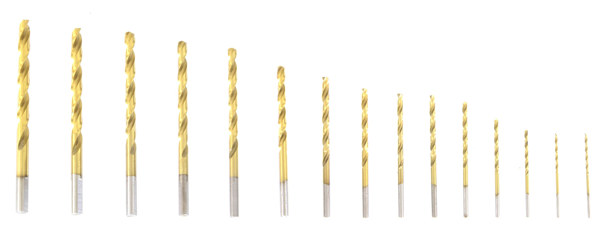 WEN DB15 Titanium-Coated Drill Bit Set (15 Piece)