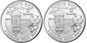 2009 puerto rico state quarters (philadelphia & denver mints) uncirculated