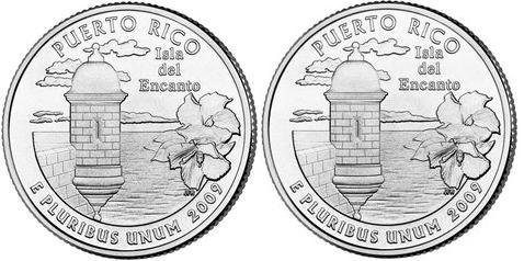 2009 Puerto Rico State Quarters (Philadelphia & Denver Mints) Uncirculated