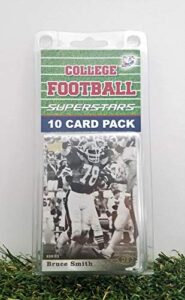 virginia tech hokies- (10) card pack college football different hokie superstars starter kit! comes in souvenir case! great mix of modern & vintage players for the super hokies fan! by 3bros