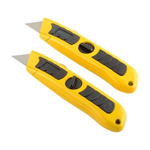 ate pro. usa 41164 utility knife set with 100 replacement blades and dispenser (2 piece)