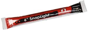 cyalume 9-00721 snap light stick, 6", red (pack of 20)