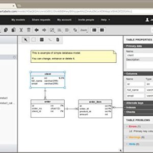 Vertabelo - design database online [Online Code]