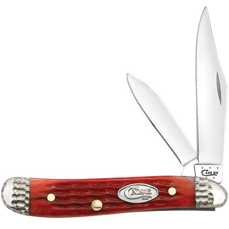 Case Cutlery 53222 Dark Red Bone Peanut Knife