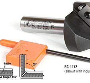 Amana Tool - RCK-456 Solid Carbide 4 Cutting Edges Insert Knife 15/32 x 1.5mm with