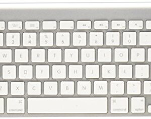 Apple Wireless Keyboard with Bluetooth - Silver (Renewed)