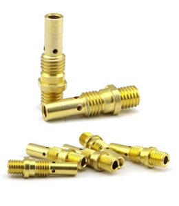 weldingcity 5-pcs gas diffusers 35-50 for lincoln magnum and tweco mini/#1 100-180 amp mig welding guns