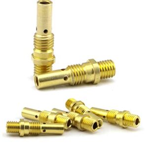 WeldingCity 5-pcs Gas Diffusers 35-50 for Lincoln Magnum and Tweco Mini/#1 100-180 Amp MIG Welding Guns