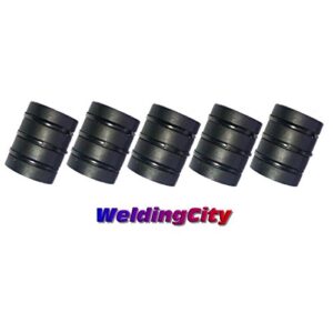 WeldingCity 5-pk MIG Welding Gun Nozzle Insulator/Adapter 34A for Lincoln Magnum 300-400 and Tweco No.3-No.4 MIG Guns