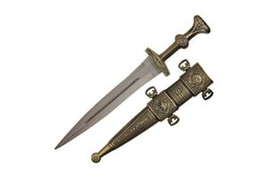 wuu jau h-9988 roman dagger with scabbard, 16"