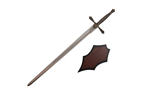 Wuu Jau L-668 Medieval Sword with Display Plaque, 43"