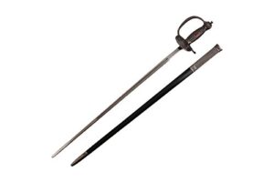 wuu jau l-557 medieval sword with scabbard, 35"
