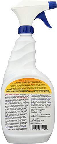 Orange Guard Home Pest Control Spray - Kills and Repels Ants, Roaches, Fleas and More - Indoor/Outdoor Natural Organic Formula - 32 fl oz (2 Pack)