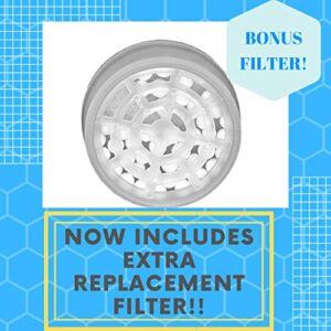 Shower Filter for Hard Water – Filtered Shower Head Water Softener – 3 Rainfall & Massage Settings – Increase Pressure While Saving Water – Shower Water Filter by Barclay’s Buys